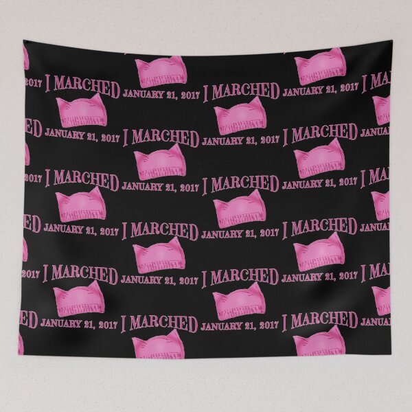 Item preview, I Marched Jan 21, 2017 with Pussy Hat designed and sold by LoveAndDefiance.