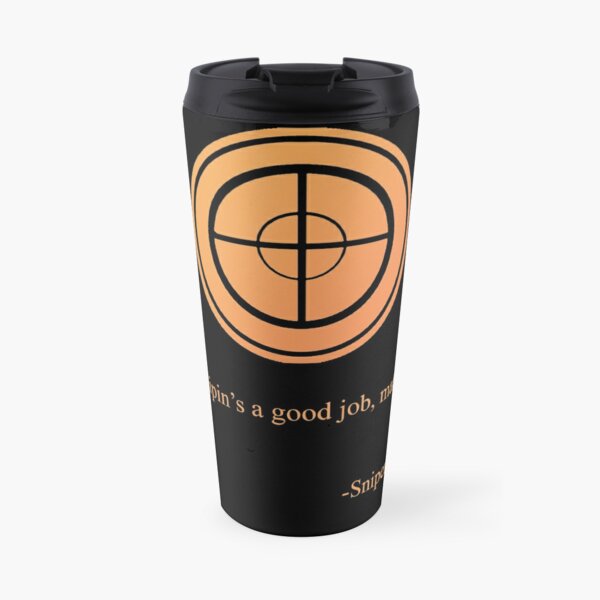 Tf2 Sniper Emblem Travel Coffee Mug For Sale By Thenothin10 Redbubble 5129