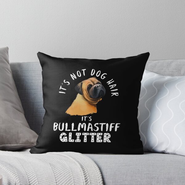 Item preview, It's not dog hair it's BULLMASTIFF glitter funny dog quote designed and sold by theshirtinator.