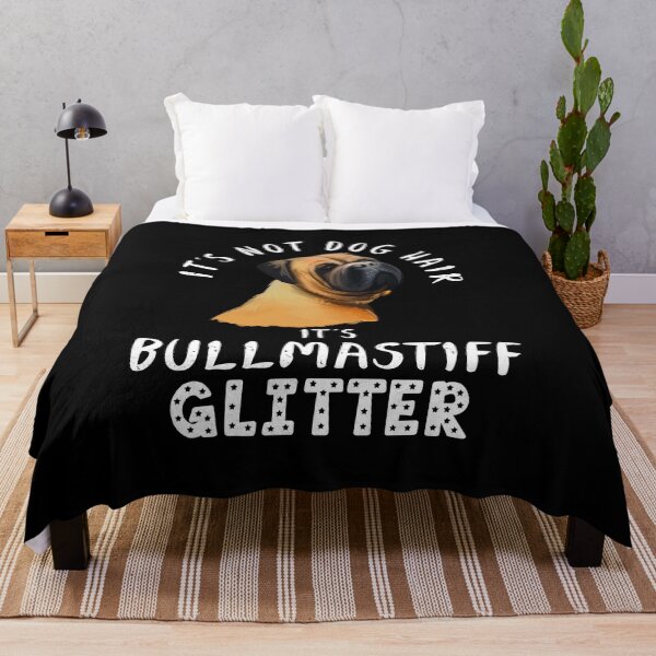 Item preview, It's not dog hair it's BULLMASTIFF glitter funny dog quote designed and sold by theshirtinator.