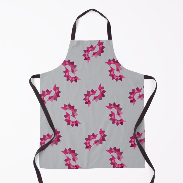 Item preview, A seamless repeat pattern of pink triangular abstract design in grey background designed and sold by SuvethaSukumar.