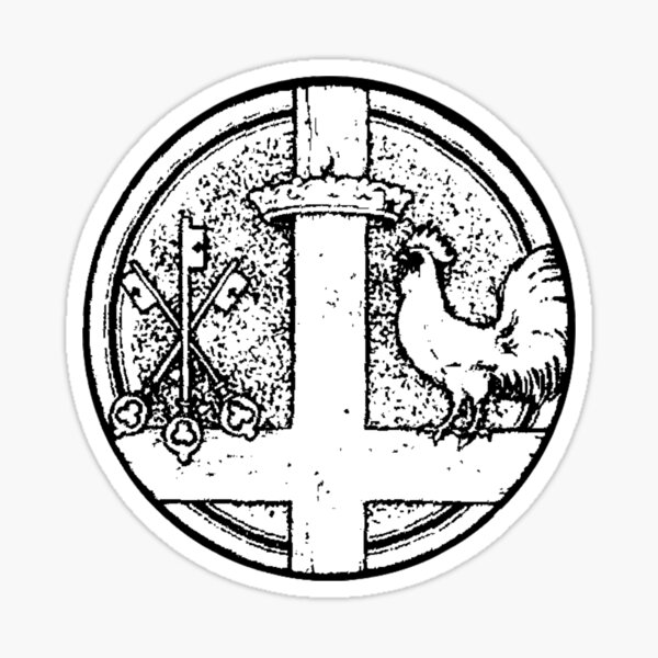 St. Peter Symbol - white bkg Sticker