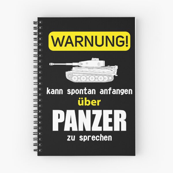 Item preview, In German: Warnung! Kann spontan anfangen über Panzer zu sprechen (Tiger) designed and sold by FAawRay.