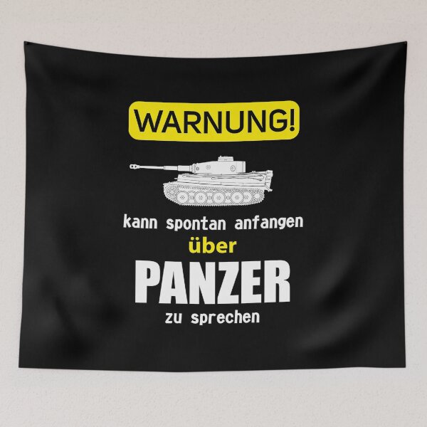Item preview, In German: Warnung! Kann spontan anfangen über Panzer zu sprechen (Tiger) designed and sold by FAawRay.