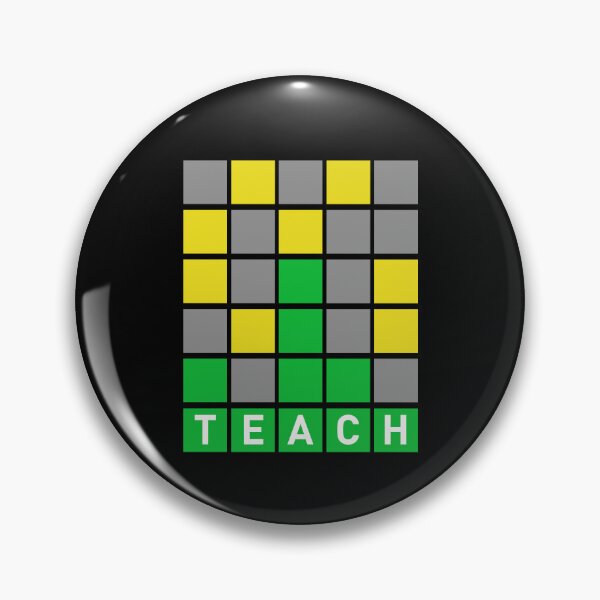 Item preview, Word Game Daily Puzzle Teach designed and sold by SpringMoonPress.