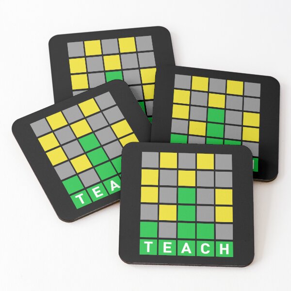 Item preview, Word Game Daily Puzzle Teach designed and sold by SpringMoonPress.