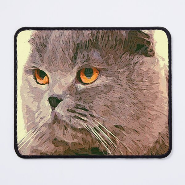 Item preview, Сolor print British shorthair cat designed and sold by artdragongift 15.