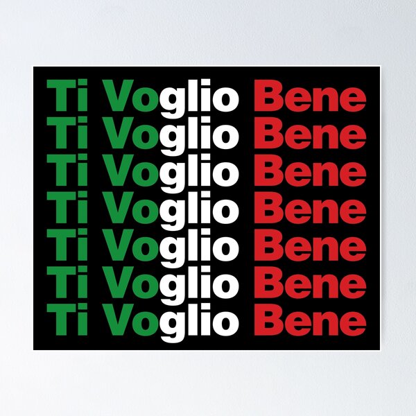 Ti Voglio Bene, I Love You, Digital Prints, Wall Art, Italian Phrases,  Italian, Italy -  Canada