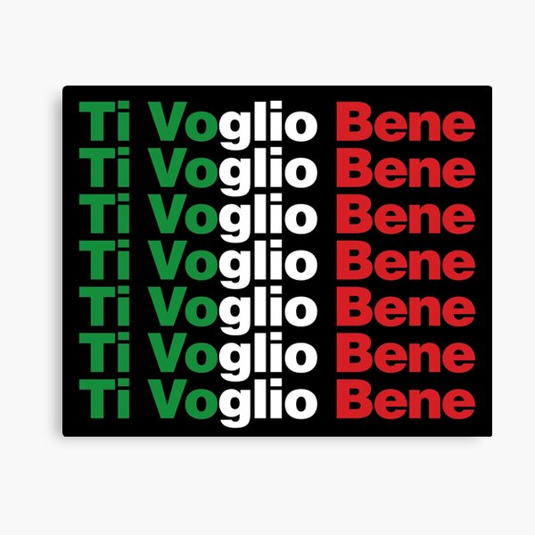 Ti voglio bene. Sticker for Sale by rawlex