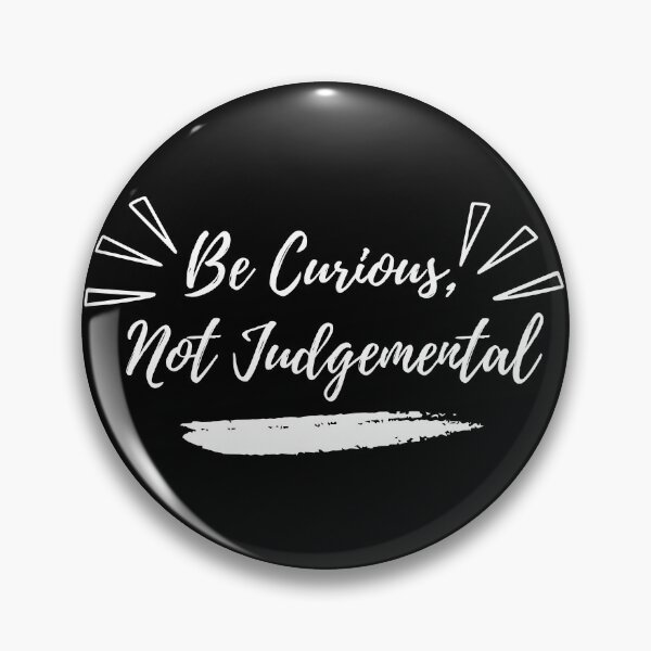 Item preview, Be Curious Not Judgemental - Walt Whitman Quote designed and sold by YANAY-FASHION.