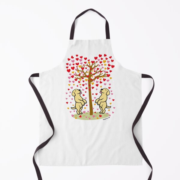 Item preview, Shower of Hearts and Yellow Labrador Duo designed and sold by HappyLabradors.