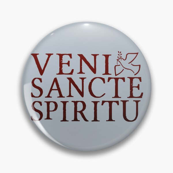 Item preview, Veni Sancte Spiritu (Latin: Come Holy Spirit)  designed and sold by TheCatholicLady.
