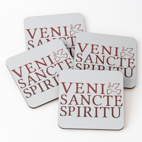 Item preview, Veni Sancte Spiritu (Latin: Come Holy Spirit)  designed and sold by TheCatholicLady.