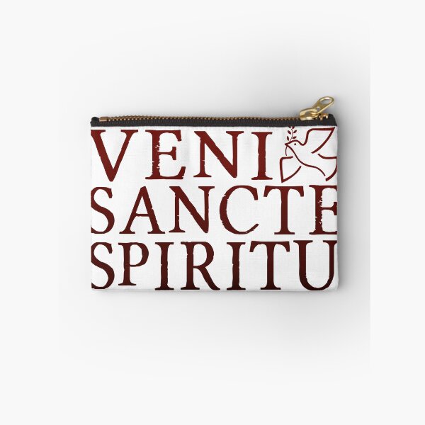 Item preview, Veni Sancte Spiritu (Latin: Come Holy Spirit) designed and sold by TheCatholicLady.