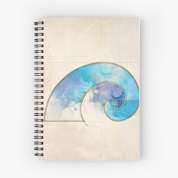 Item preview, Golden Spiral - Watercolor  designed and sold by k9printart.