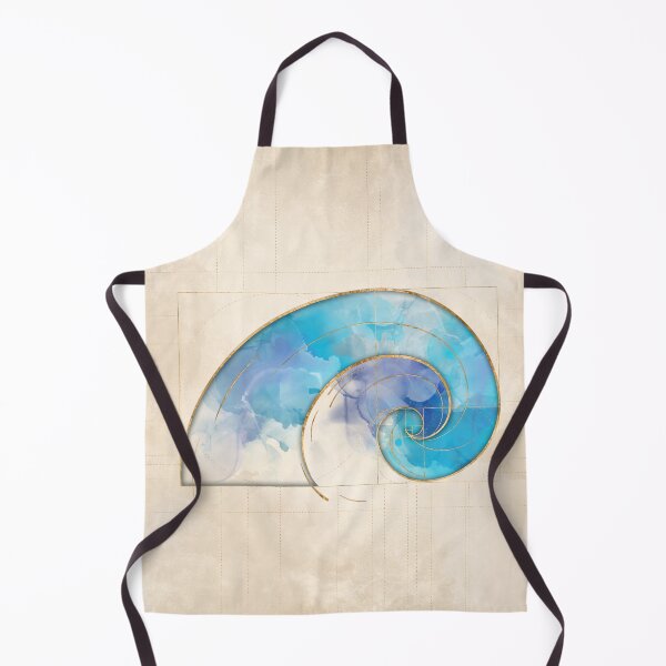 Item preview, Golden Spiral - Watercolor designed and sold by k9printart.