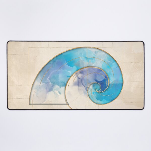 Item preview, Golden Spiral - Watercolor designed and sold by k9printart.