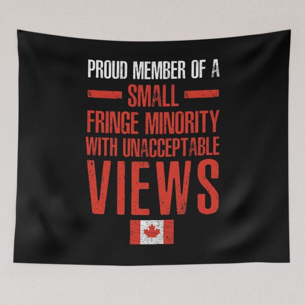 Item preview, PROUD MEMBER OF A SMALL FRINGE MINORITY WITH UNACCEPTABLE VIEWS RETRO designed and sold by LinkunShop.