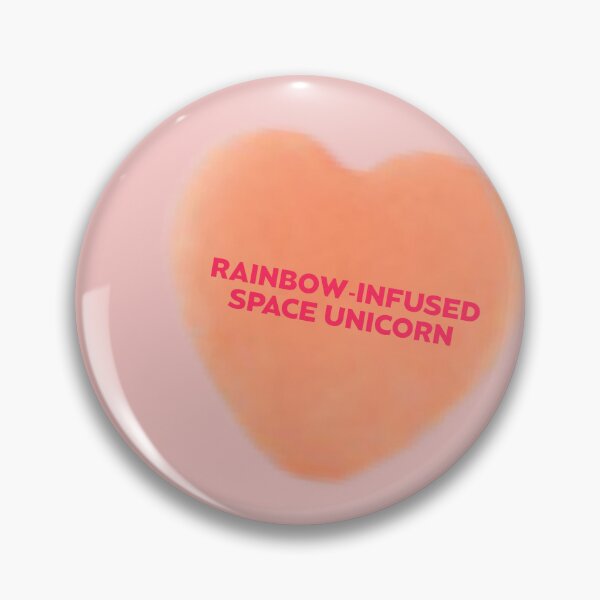 Item preview, Galentines candy heart rainbow infused space unicorn designed and sold by AshTreeCrtvCo.