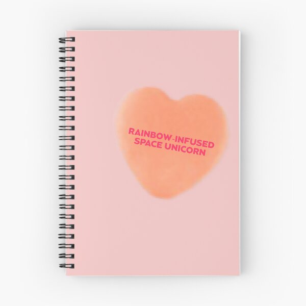 Item preview, Galentines candy heart rainbow infused space unicorn designed and sold by AshTreeCrtvCo.