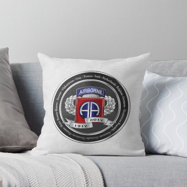 Item preview, 82nd Airborne Division 100th Anniversary Medallion over White Leather designed and sold by Serge Averbukh Art Studio.