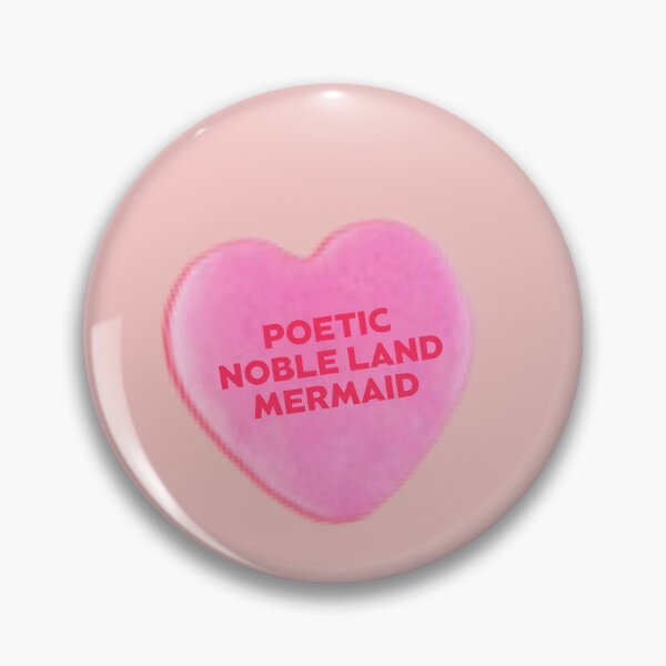 Item preview, Galentines candy heart Poetic Noble Land Mermaid designed and sold by AshTreeCrtvCo.