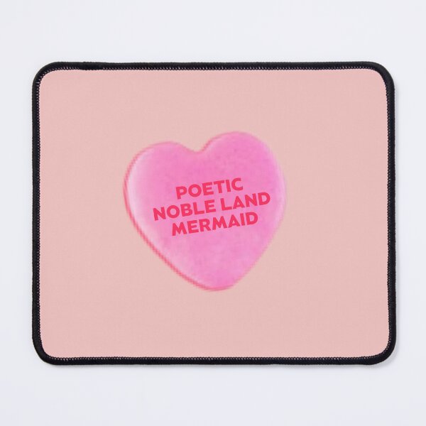 Item preview, Galentines candy heart Poetic Noble Land Mermaid designed and sold by AshTreeCrtvCo.