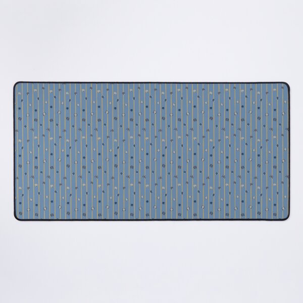 Item preview, Linear Pattern with Flowers - Light Blue designed and sold by JPuckett-Design.