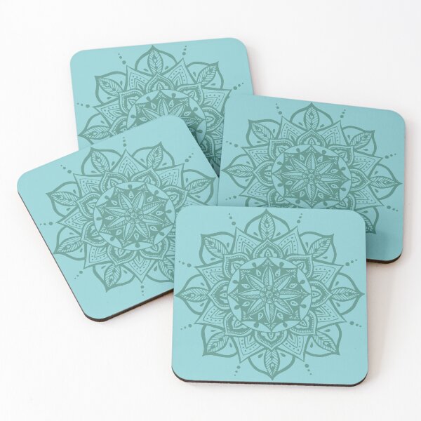 Item preview, Turqouise bohemian mandala  designed and sold by bohoDecor.