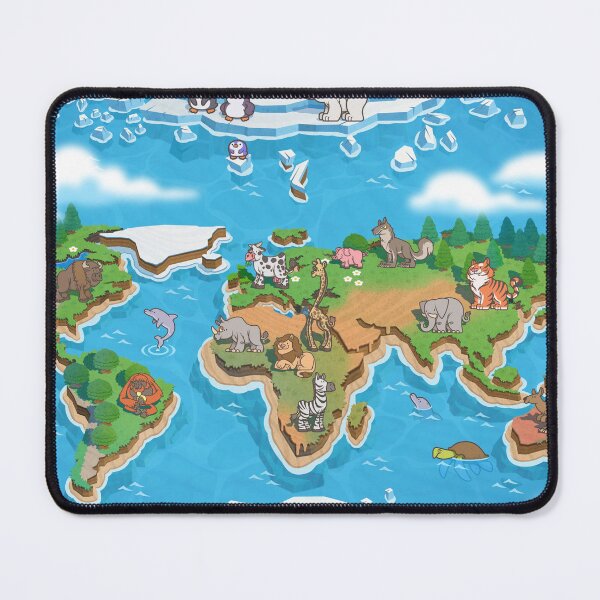 Item preview, World's map designed and sold by Feyt&Floki.