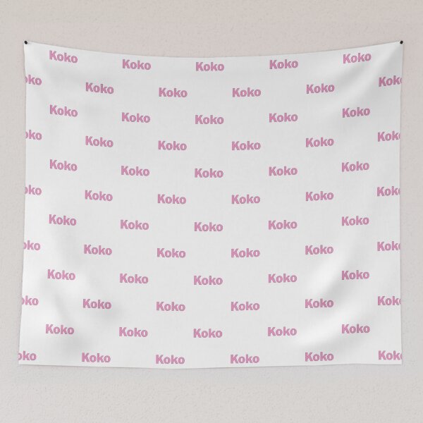 Item preview, Koko - pink name lettering text - 0222 designed and sold by PrettyDesserted.