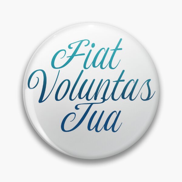 Item preview, Fiat Voluntas Tua (Latin: Thy Will Be Done)  designed and sold by TheCatholicLady.