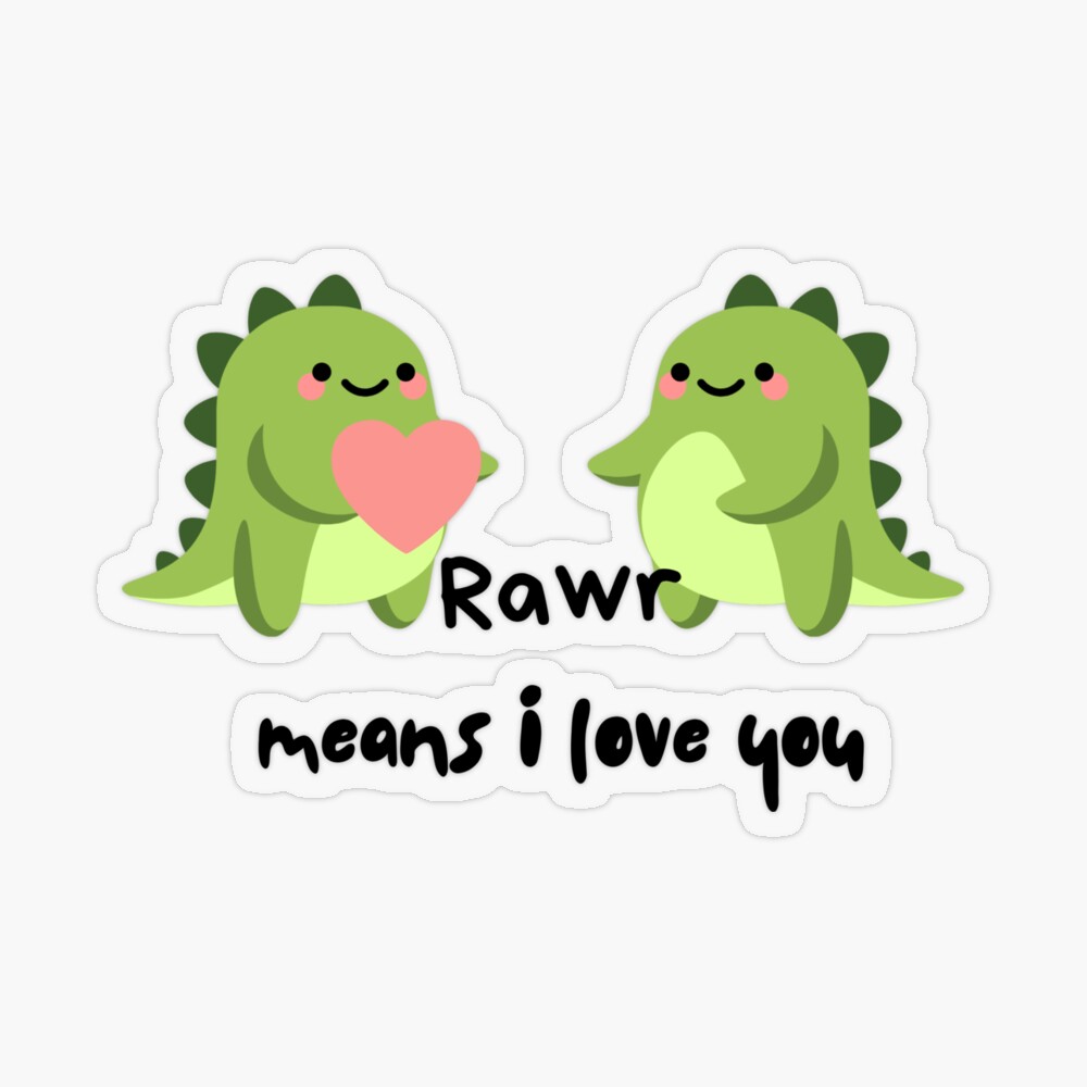 Roar means I love you in Dinosaur Pin by Lapeticrafter