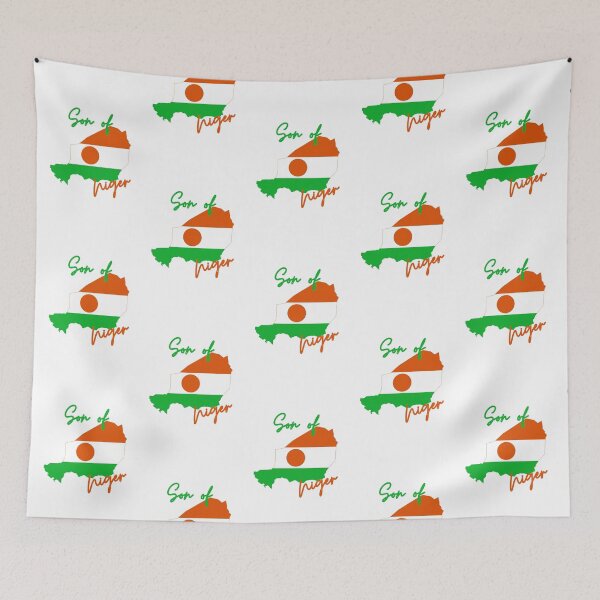 Item preview, Son of Niger Map Flag designed and sold by NovawayDirect.