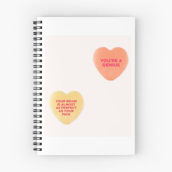 Item preview, Galentines Heart Genius Your Brain is almost as perfect as your face designed and sold by AshTreeCrtvCo.