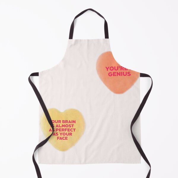 Item preview, Galentines Heart Genius Your Brain is almost as perfect as your face designed and sold by AshTreeCrtvCo.