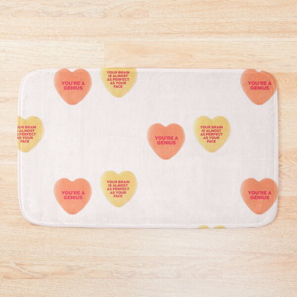 Item preview, Galentines Heart Genius Your Brain is almost as perfect as your face designed and sold by AshTreeCrtvCo.