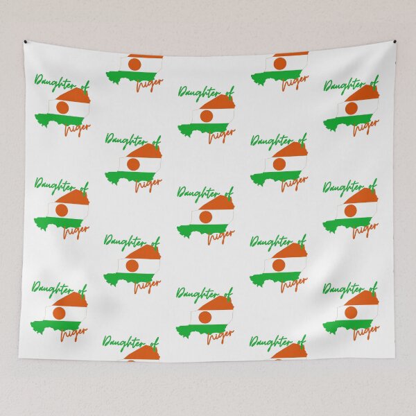 Item preview, Daughter of Niger Map Flag designed and sold by NovawayDirect.