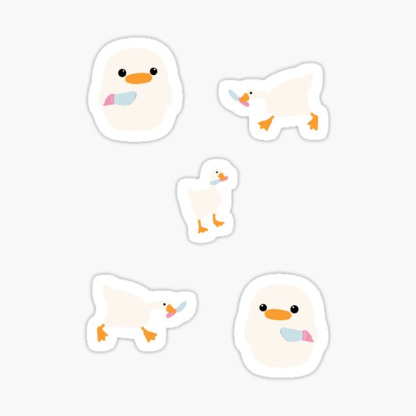 Item preview, Cute Goose - Goose Lover - Duck / Goose Meme - Sticker set  #1 designed and sold by Annisa Yuwanda.