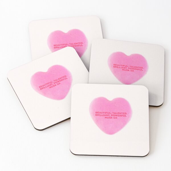 Item preview, Galentines heart Beautiful Talented Brilliant Powerful Musk Ox designed and sold by AshTreeCrtvCo.