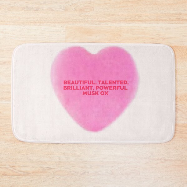 Item preview, Galentines heart Beautiful Talented Brilliant Powerful Musk Ox designed and sold by AshTreeCrtvCo.
