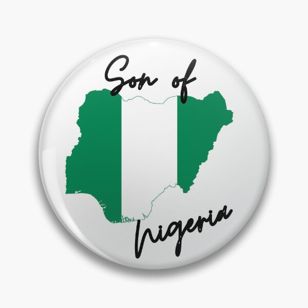 Item preview, Son of Nigeria Map Flag designed and sold by NovawayDirect.