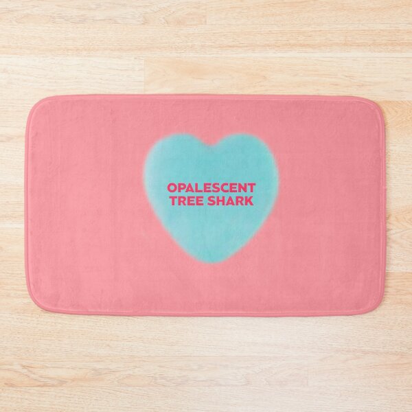 Item preview, Galentines blue candy heart Opalescent Tree Shark designed and sold by AshTreeCrtvCo.