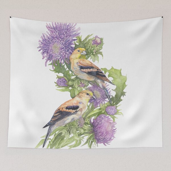 Item preview, Gold Finch Watercolor Painting designed and sold by The Willow Of  Rain City.