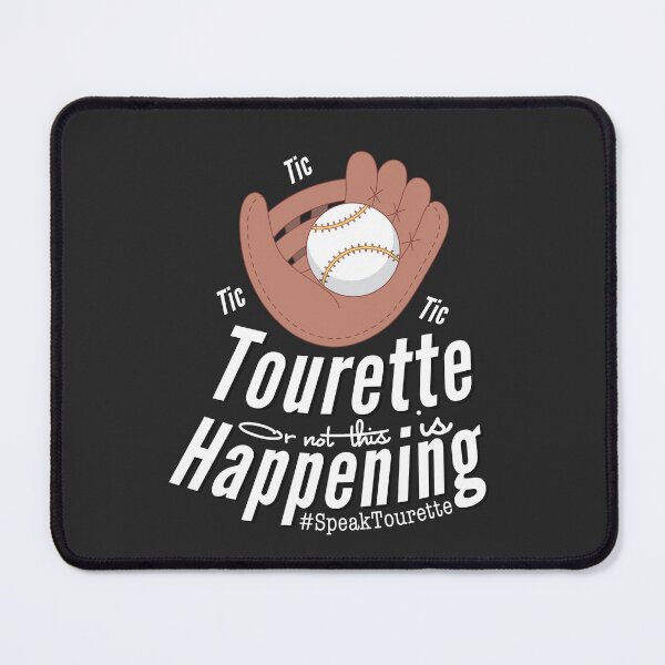 Item preview, #Tourette Or Not This Is Happening, Baseball Glove, Tourettes Syndrome Awareness designed and sold by MJDezigns.