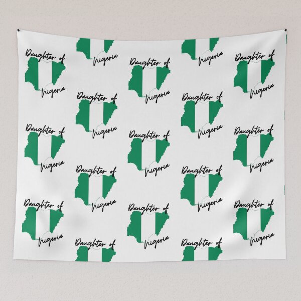 Item preview, Daughter of Nigeria Map Flag designed and sold by NovawayDirect.