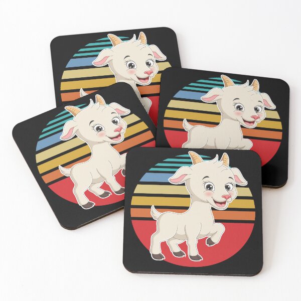 Item preview, Cute Cartoon Goat  designed and sold by GoZayaan.