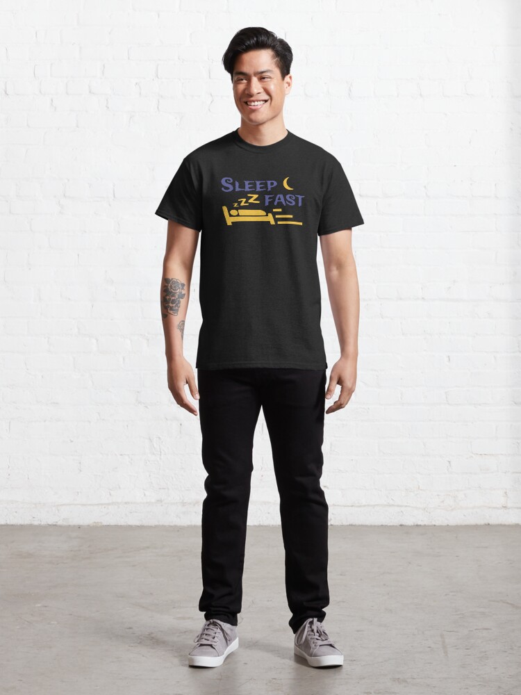 Thumbnail 3 of 7, Classic T-Shirt, Sleep fast - bl designed and sold by reIntegration.