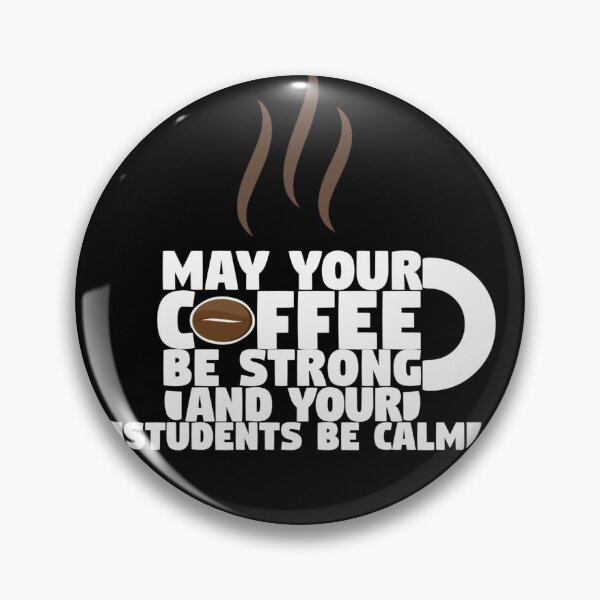 Item preview, Que tu café sea fuerte y tus alumnos tranquilos tipografía designed and sold by shopcreator7.