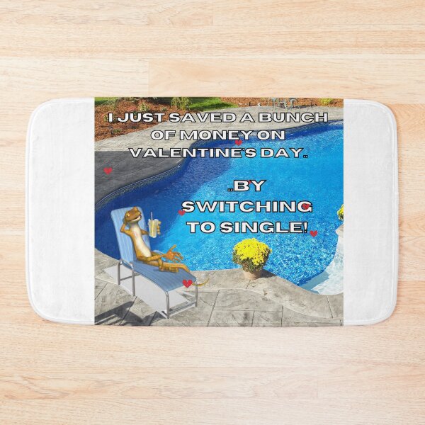 Item preview, Funny Valentine's Day Gecko Ad Spoof  designed and sold by ForscarlettPub.
